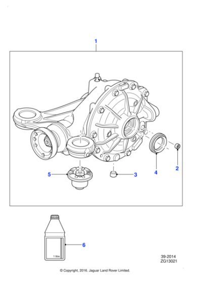 C2C41652 - Jaguar Differential