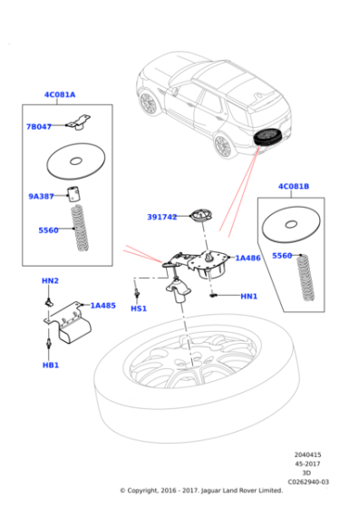 LR081591 - Land Rover Plug