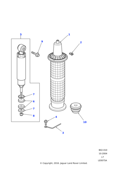 ANR2556 - Land Rover Stop-bump