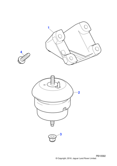 C2P5730 - Jaguar Engine mounting bracket