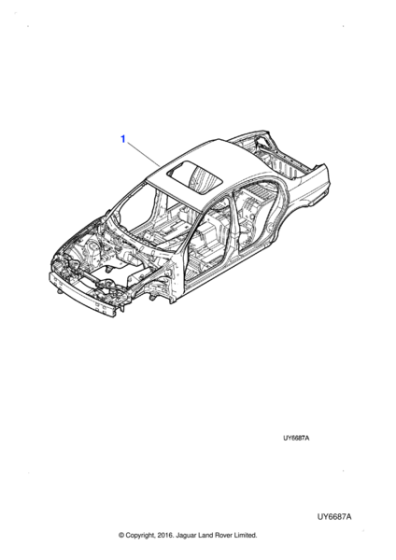 XR826922 - Jaguar Bodyshell