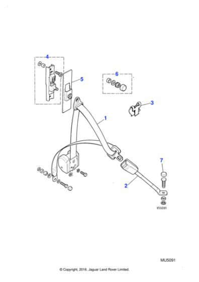 BCC9037LEG - Jaguar Mounting bolt finisher cap