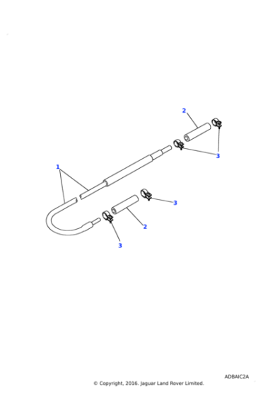 587684 - Land Rover Pipe-hose to carburettor