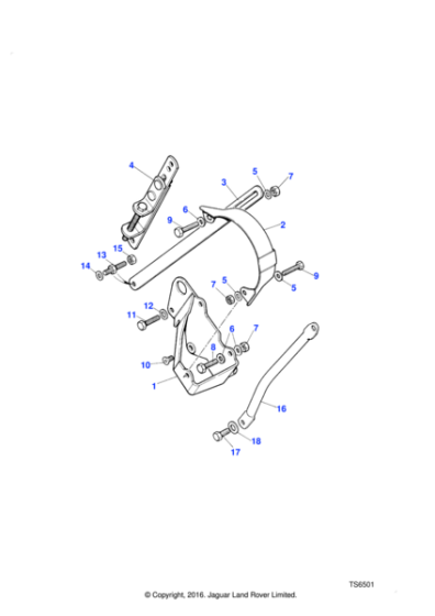 ETC6291 - Land Rover Link-adjuster alternator
