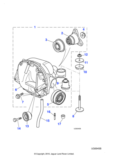 XR821244 - Jaguar Output shaft oil seal