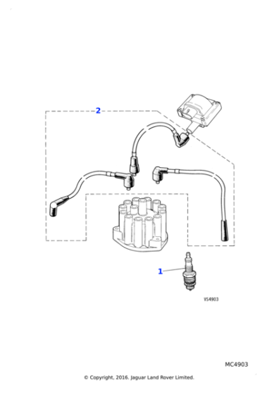 NAB3850DA - Jaguar Spark plug