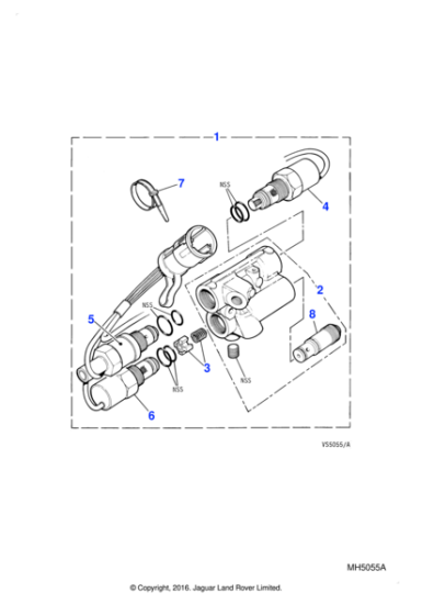 JLM2060 - Jaguar Solenoid valve block