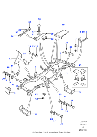 KYF500070 - Land Rover Washer