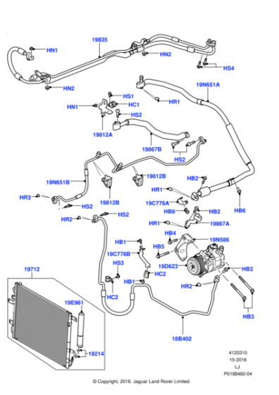 LR020449 - Land Rover Kit - Compressor