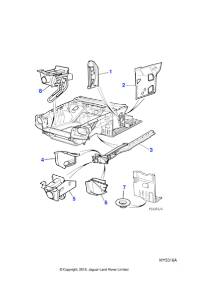 BD28658 - Jaguar Jacking bracket