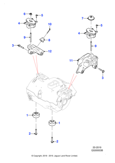 T4K10104 - Jaguar Mounting bracket