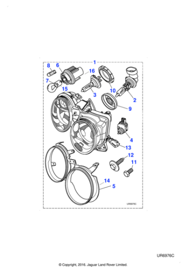 XR812403 - Jaguar Bulb