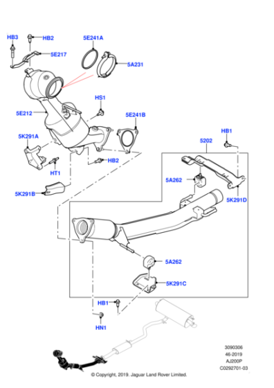 LR134608 - Land Rover Insulator - Rubber