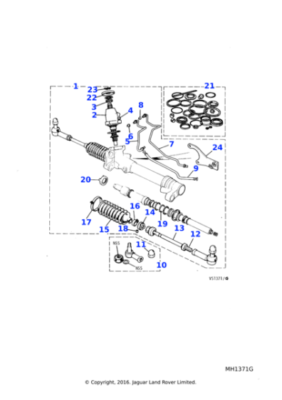 AAU1503 - Jaguar Seal kit