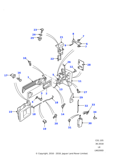 WA104002 - Land Rover Washer-Plain