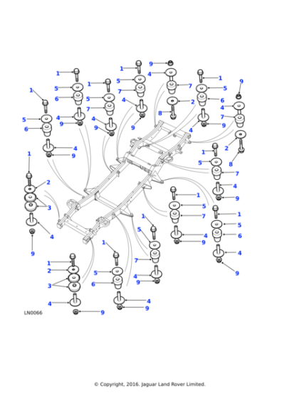 ANR5257 - Land Rover Bolt