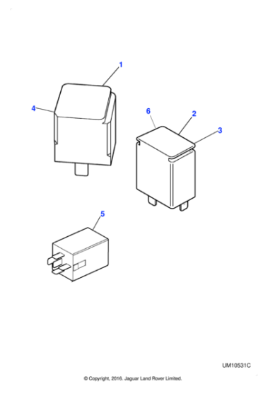 XR86393 - Jaguar Relay
