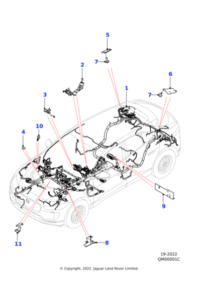 T4K7124 - Jaguar Link harness