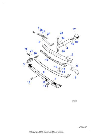 BAC2283 - Jaguar Distance piece