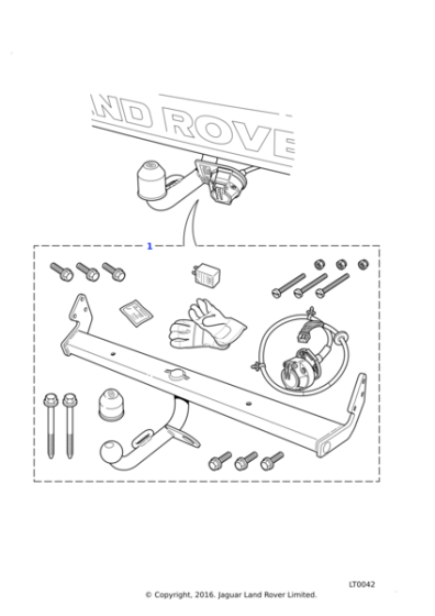 KNK500060 - Land Rover Kit-towing