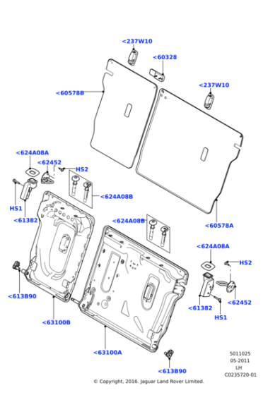 LR026860 - Land Rover Bezel