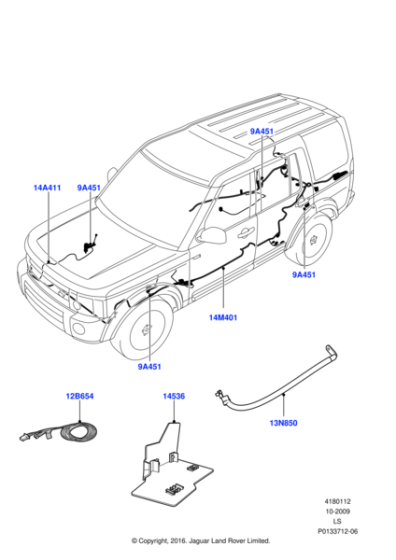 YTV500040 - Land Rover Wire