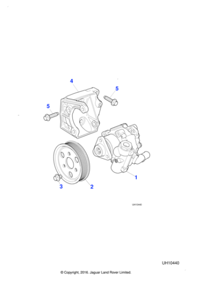 XR88279 - Jaguar Hexagon flange screw
