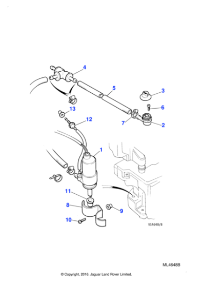 JLM1240 - Jaguar Powerwash grommet