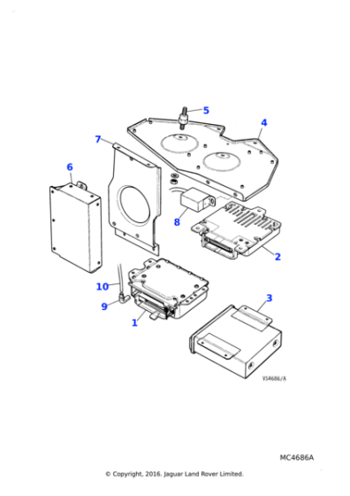 WF105001J - Jaguar Shakeproof washer
