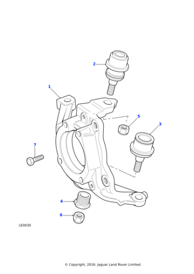 FTC3570 - Land Rover Joint-ball-upper front suspension