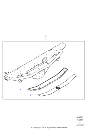LR065832 - Land Rover Step - Rear
