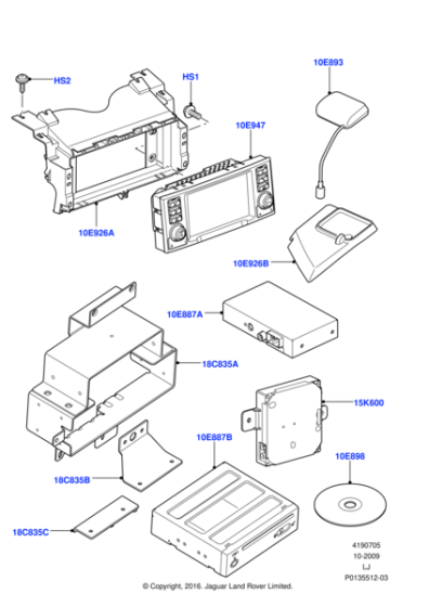 YIU500070 - Land Rover Bracket