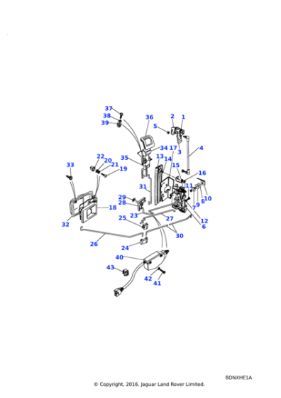 390507 - Land Rover Plate-stud