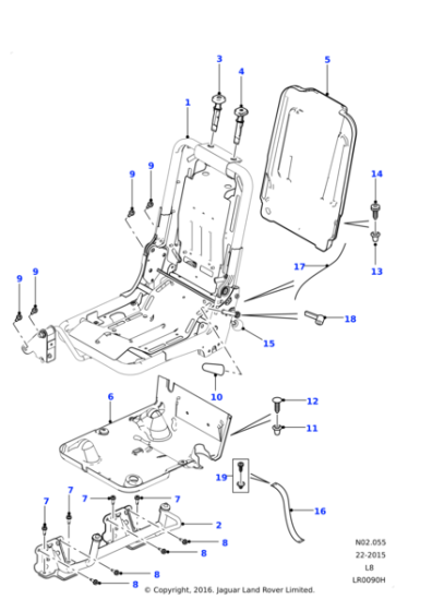 HMR500050PUY - Land Rover Cover