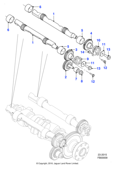 JDE40757 - Jaguar Gear wheel