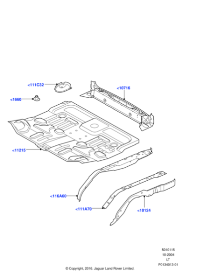 AQA790100 - Land Rover Crossmember