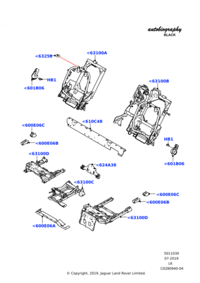 LR113087 - Land Rover Bezel