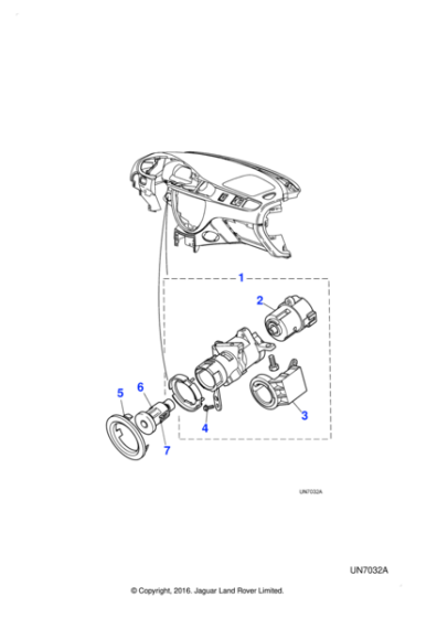 XR84905 - Jaguar Key