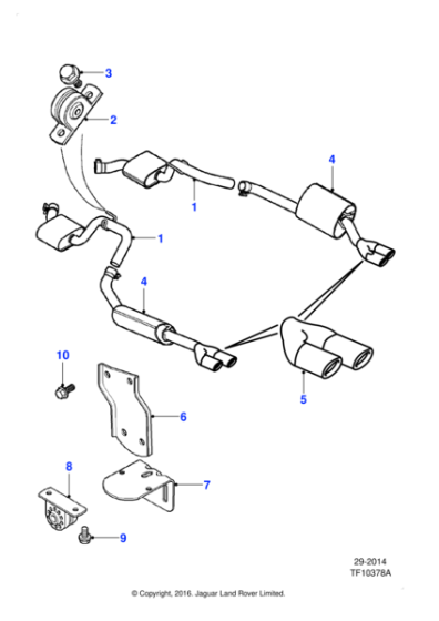 JFU10820EM - Jaguar Hexagon flange screw