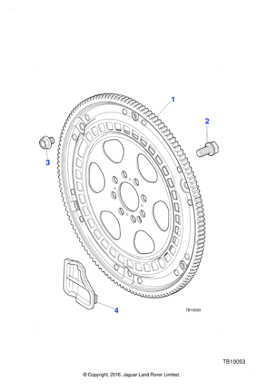 AJ82327 - Jaguar Drive plate