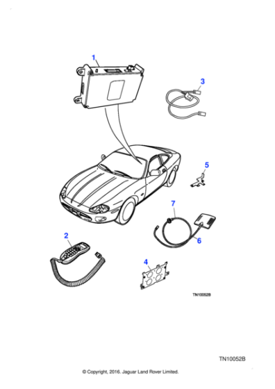C2N3127 - Jaguar Mobile/portable telephone aerial