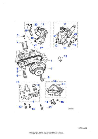 AJ86823 - Jaguar Solenoid valve