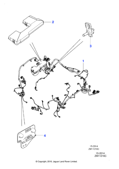 XR855747 - Jaguar Mounting bracket