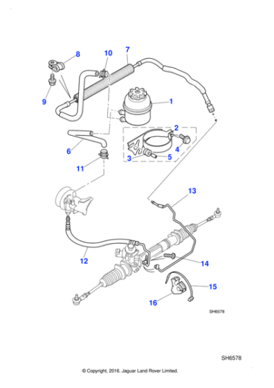 MNE3999AA - Jaguar Hose