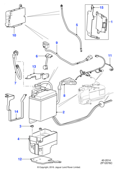 C2D40918 - Jaguar Auxiliary battery converter