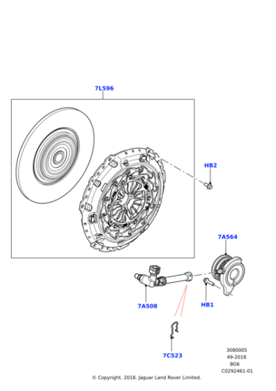 LR072974 - Land Rover Bolt
