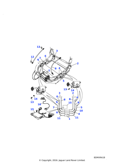 STC4229 - Land Rover Cable-slide assembly flexible drive