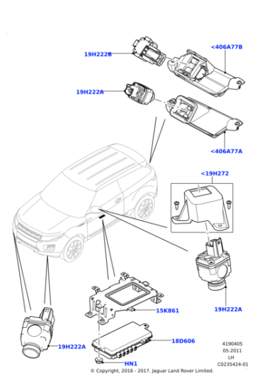 LR025921 - Land Rover Camera