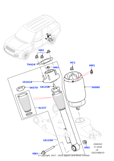 LR034244 - Land Rover Reinforcement