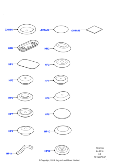 CKE500090 - Land Rover Patch - Sealing